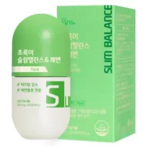 GRN 초록이 슬림밸런스 쾌변 카테킨 체지방 케어 60정 BNS