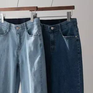 (안나앤플러스) 콜리 여유 일자핏 데님 [데님DEV82] 빅사이즈