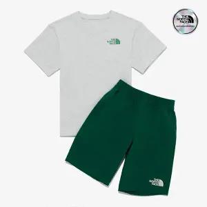 [노스페이스] [노스페이스키즈 공식] NT7UR31S 키즈 캠퍼 EX 크루 세트_OATMEAL