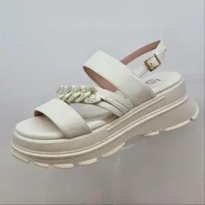 HC12 여성 통굽 쿠션 샌들  여성 발편한 세미캐주얼 통굽 샌들 PFEMSD670