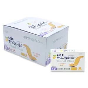 네오 밴드플러스 혼합 1팩(20매입) X 20팩(1박스) 일회용 반창고 상처보호 밴드
