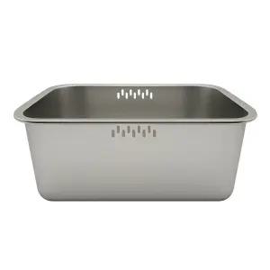헬로제인 연마제 없는 스텐 사각 설거지통 10L