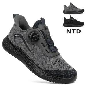 NTD 남성 다이얼 워킹화 런닝화 운동화 미끄럼방지 손안대고 신는 남자 쿠션 신발