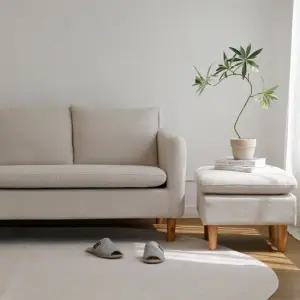 한스갤러리 누브 침실 거실 카페트 러그_200x250cm(타원형)