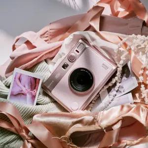 [한국후지필름] 인스탁스 미니에보 EVO 핑크 젠틀로즈 즉석카메라+투명케이스+필름10장+선물 SET