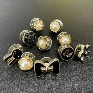 매너브로치 믹스 포인트 혼합 10종 세트 브로치 옷핀-WFGTFV8