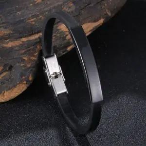 슬림 팔찌 브링리 커플 브레이브슬릿 레이어드 실리콘-WFHJA91