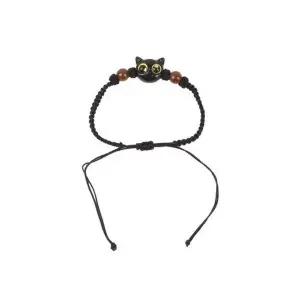 팔찌 매듭 옐로 땡글 고양이 매듭팔찌-WFGU7DH