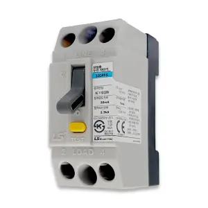 LS산전 32GRhS 산업용 누전차단기 2P 30A 딘레일 찬넬 분전반용 ELB