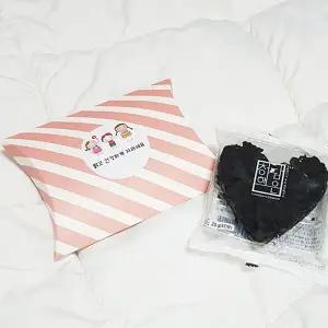 DR24 핑크반달상자하트미역 답례품1개