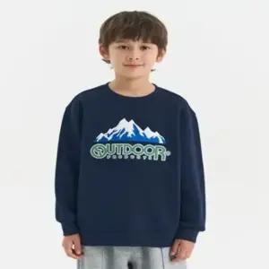 [갤러리아] [아웃도어프로덕츠키즈]아웃도어 그래픽 기모 맨투맨OD254IMM02_NVY