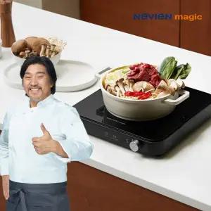 나비엔 매직 포터블 1구 인덕션 터치식+다이얼식 전기레인지 프리스탠딩