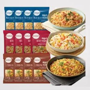 애슐리 볶음밥 12인분 세트 (스크램블 게살4+통새우4+랍스터4)