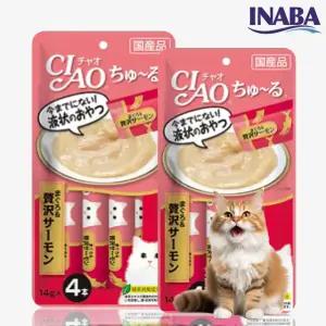 이나바 챠오츄르 참치 연어(SC-143)(4p)x6개