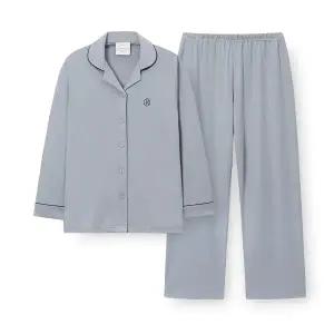 [오르시떼](타임스퀘어점패션관)여성 G034 플레임블루 긴소매 파자마 세트