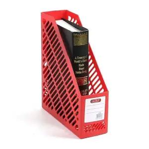 [하프클럽/]오피스 서류정리함 파일박스 레드 서류꽂이