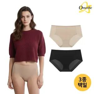 [최초가 69,900원] 오모떼 컴포트 데일리 소프트 햄 맥시 팬티 3종 세트/택일