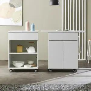 퍼니 이동바퀴 LPM코팅 오픈서랍 주방수납장 조리대A형1개 FN_001