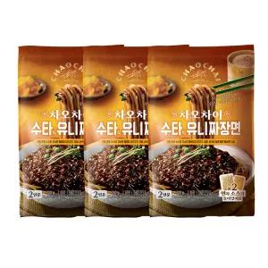 차오차이 수타식 유니짜장면 720g(2인분), 3개