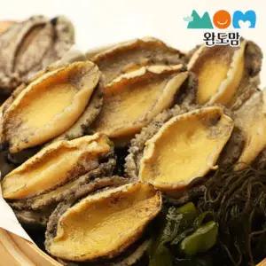 완도맘 특대 자숙 손질 전복 총 10마리(100gx5팩)