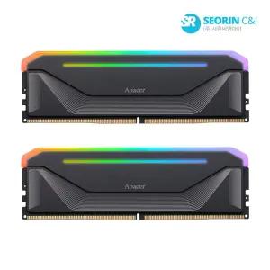 [서린공식] Apacer DDR5-5200 CL40 NOX RGB BLACK 패키지 (64GB(32Gx2))