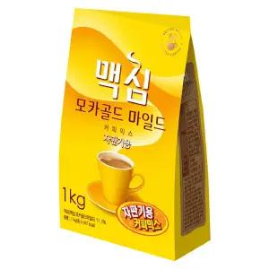 이지하우스 맥심 모카골드 마일드 커피믹스 자판기용 1kg /10봉까지 묶음배송 670763