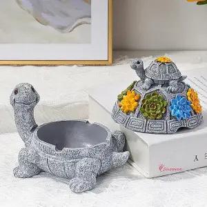 캐릭터재떨이 재털이 휴대용 업소용 가정용 제떨이 인테리어 뚜껑 담배 거북이 차량용 장식품efg461