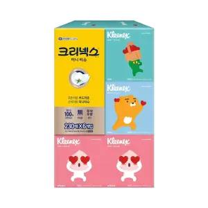 [크리넥스]크리넥스 디럭스미니 카카오 230매 6입