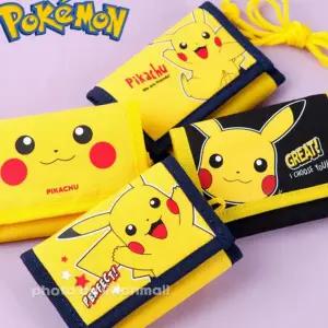 찍찍이 아동 목걸이 지갑 휴대용 어린이 목걸이 지갑 피카츄 미니
