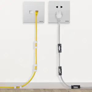 전선정리 클립/타이/홀더/전기선/커버/고정/캐이블/배선/멀티탭/코드/정리/타이부착