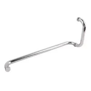 손잡이 스텐 강화도어 L형스텐 200x550/도어손잡이/매장/식당/음식점/강화유리/디자인/핸들/유리문/호텔