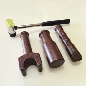 탁센마사지 나무망치 도구 목 등 이완 지압 경추 경락마사지 태국 건강 초