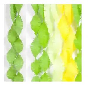 그린 회오리 스트리머 크리스마스 천장 장식 매달기 파티 초록 데코