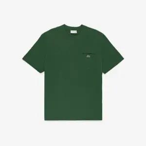 25SS 라코스테 브레스트 포켓 코튼 반팔 티셔츠 TH2827132 GREEN DOM