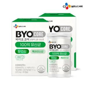 [CJ웰케어]바이오코어 건강한 생유산균 100억 캡슐형 30캡슐 2개