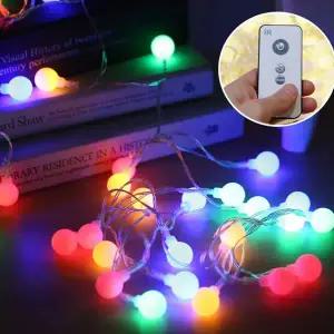 컬러 충전식 앵두 전구 무선 앵두 전구 크리스마스 캠핑 조명