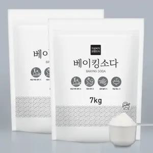 가성비가브랜드다 베이킹소다 7KG+스푼(지퍼백) x 2세트