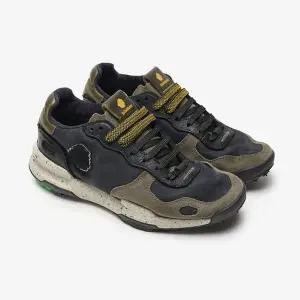 [사토리산](센텀시티점)차크로나 프리미엄 남성 스니커즈 블랙 카키 120091A293