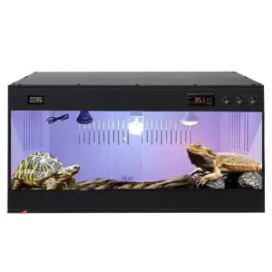 거북이사육장 도마뱀 키우기 케이지 대형 뱀 상자 양서류 소라게 배수 사육장