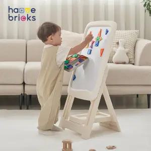 [하베브릭스] NEW 유아 아기 높낮이조절 꼬마몬테 자석보드 칠판놀이 화이트보드