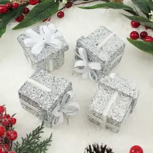 오너먼트 트리 4p세트(감사선물상자) 로열실버