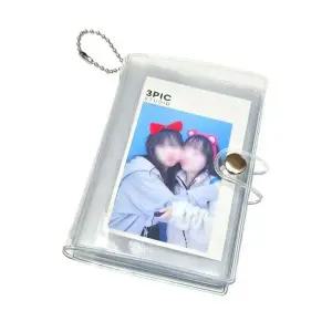 [하프클럽/]네컷사진 최애 포카 사진 보관 대형 클리어 앨범 키링