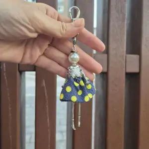 [하프클럽/]귀여운 진주 인형 패션 가방키링