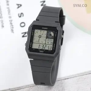 [카시오] LF-20W-8A2 사각 로얄 빈티지 스퀘어 전자 디지털 남녀공용 우레탄 시계 d