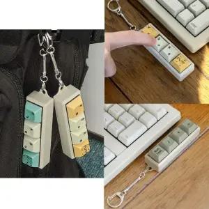 트라이코지 레트로 네모 키캡 키링