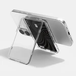 네고네고 아이폰 갤럭시 맥세이프 카드지갑 케이스 (카드 2장 수납, 스탠드 거치대)