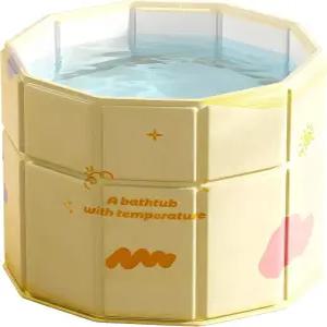 휴대용 욕조 29.5인치 x 31.5인치 접이식 콜드 플런지 샤워 스톨용 얼음 목욕 욕실 온수 SPA 침지 스탠딩