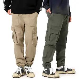 [비브레이커스]남자 밴딩 카고바지 스판 조거팬츠 작업복바지 워크웨어 VG21