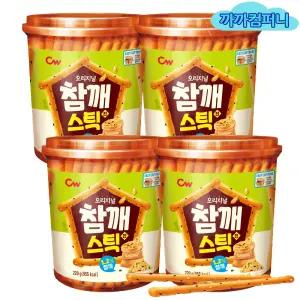 청우 참깨스틱 진 220g x 4개