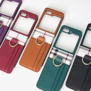 갤럭시 Z플립 4 5 6 7 케이스 카드 힌지보호 링 고리 베라 레더 제트플립 지플립